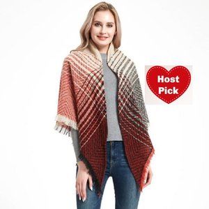Striped Scarf - Large Oversized Winter Scarf